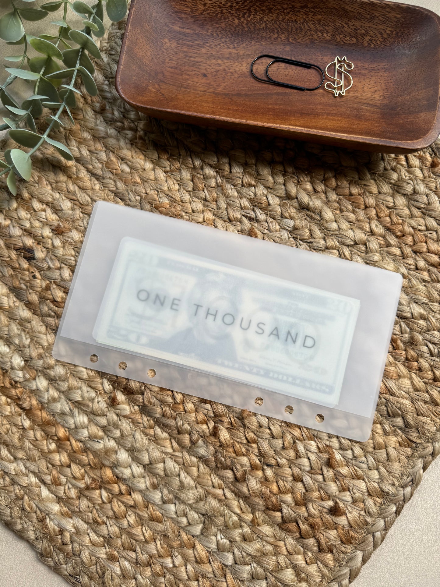 A5 Blank Matte Cash Envelope