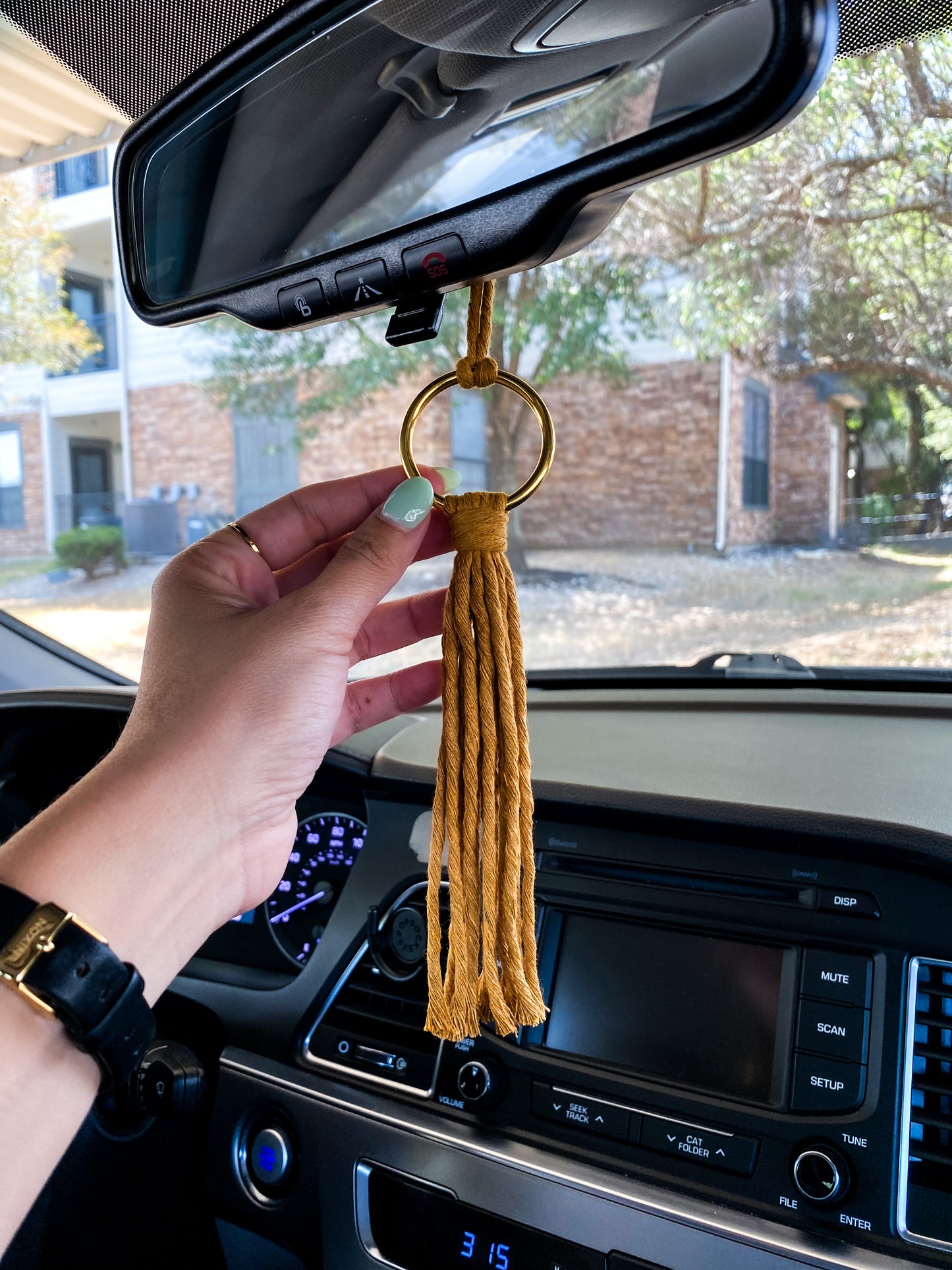 Mirror Car Charm
