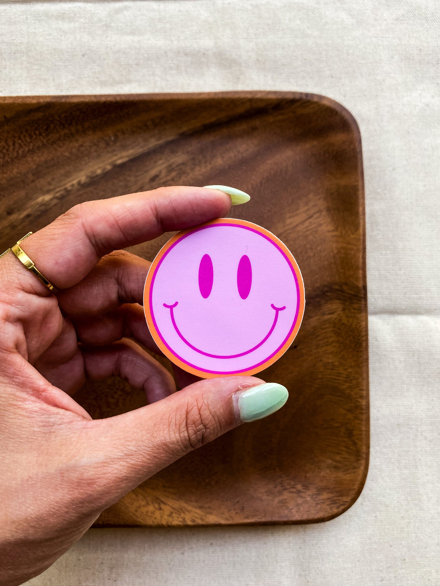 Happy Pink Sticker