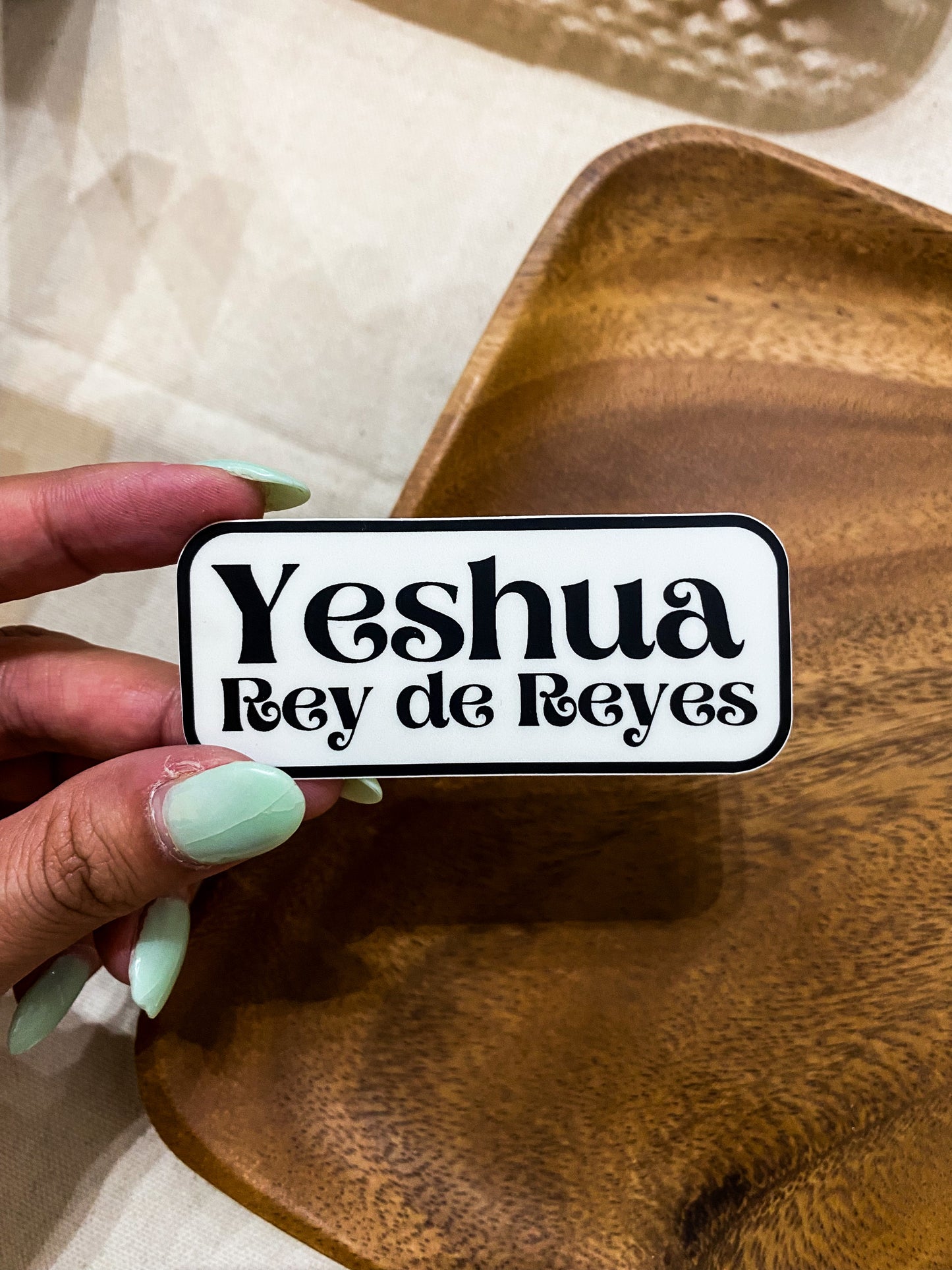Yeshua Rey de Reyes Sticker