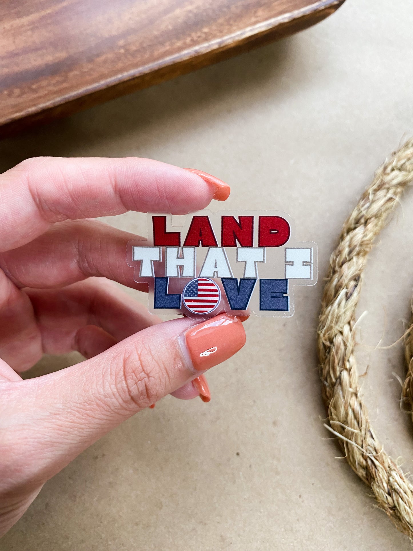 Land that I Love Sticker