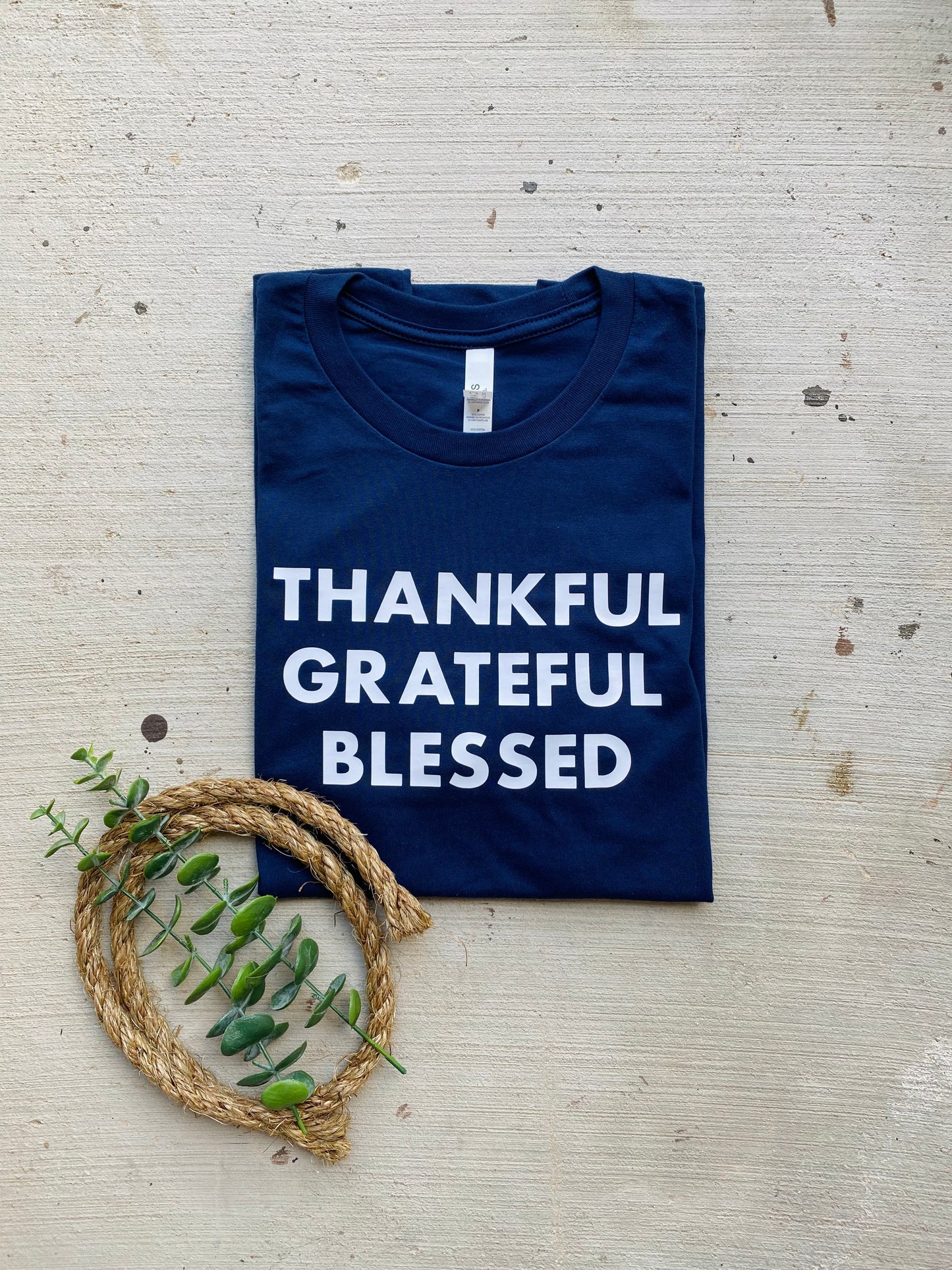 CLEARANCE Thankful Grateful Blessed Tee FINAL SALE