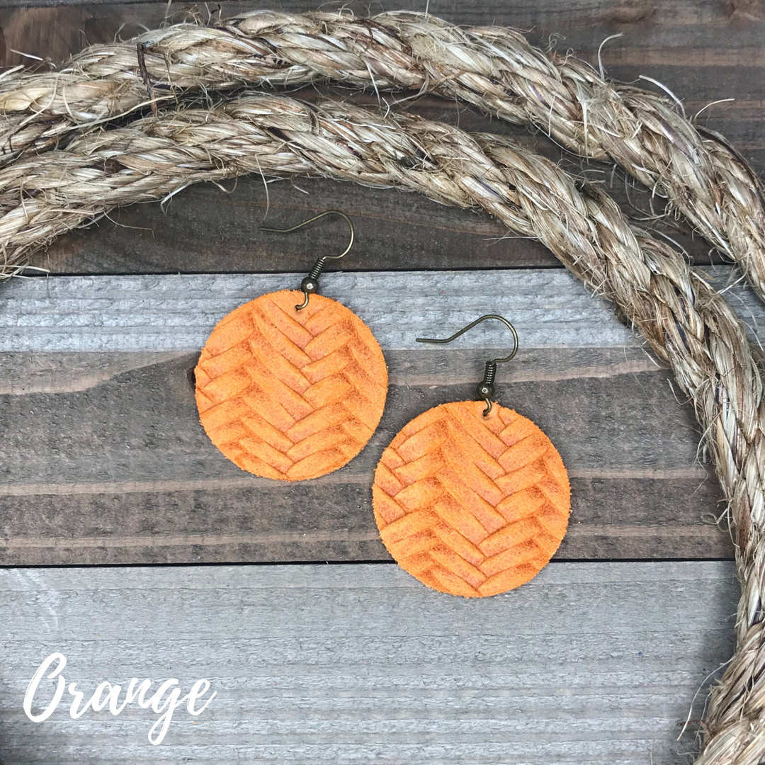Senzill Leather Earrings