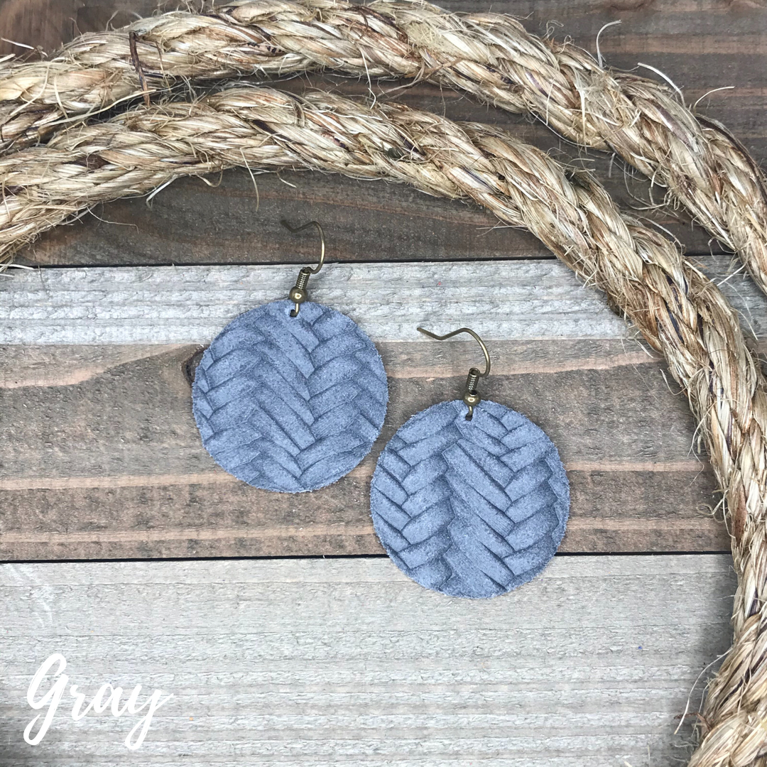 Senzill Leather Earrings