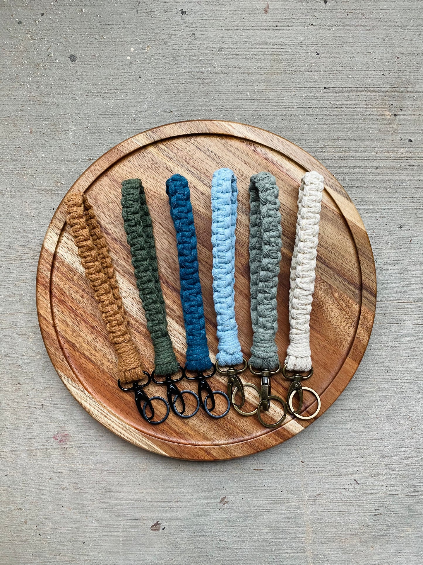 Macrame Wristlet Keychain