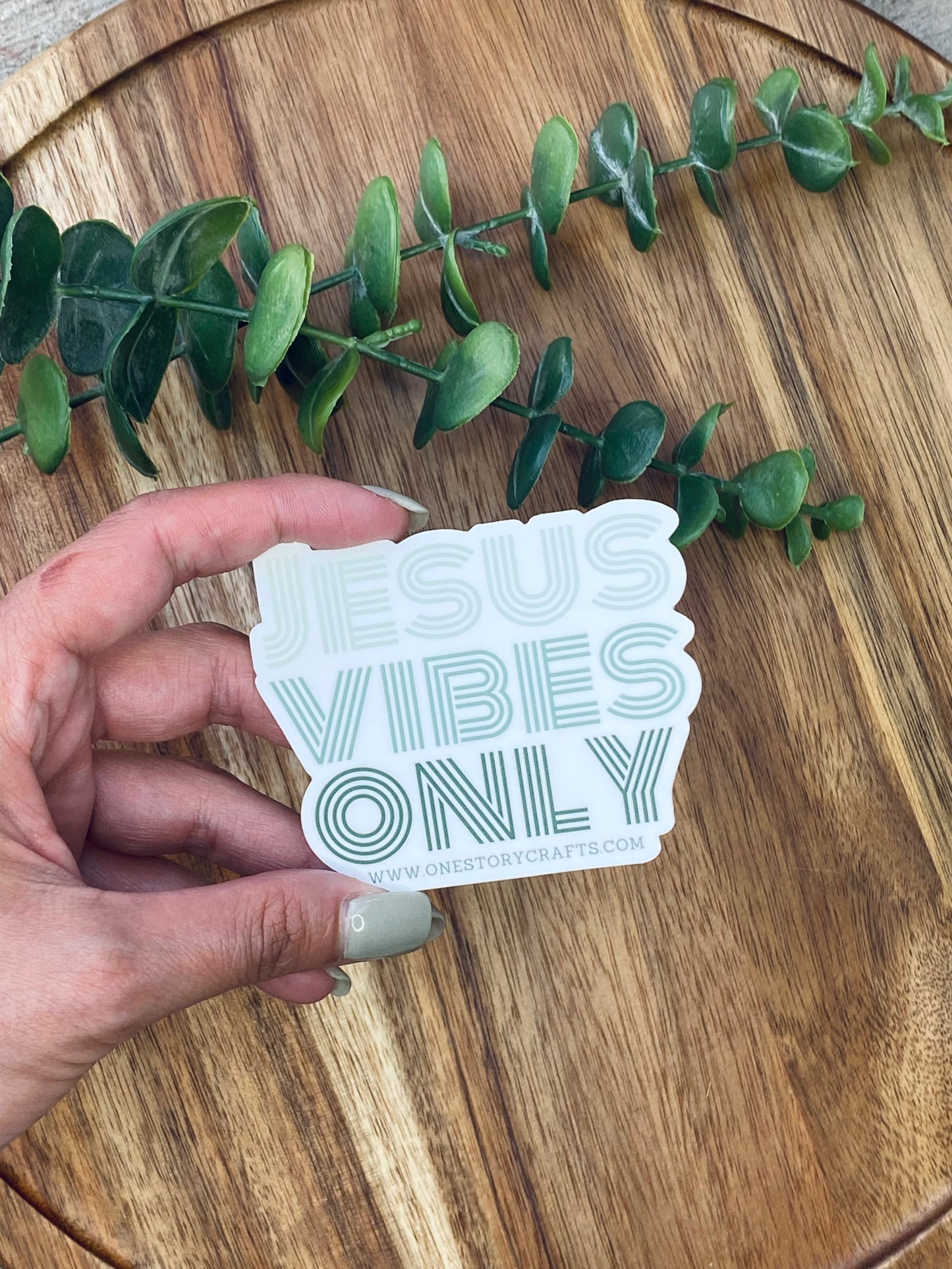 Jesus Vibes Only Sticker