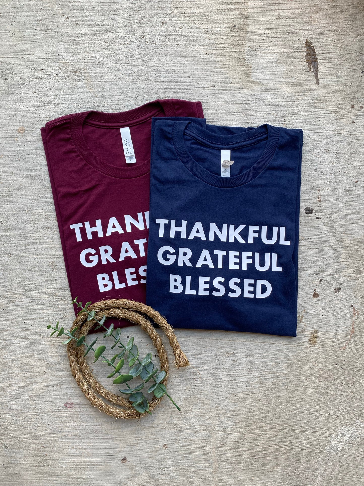 CLEARANCE Thankful Grateful Blessed Tee FINAL SALE