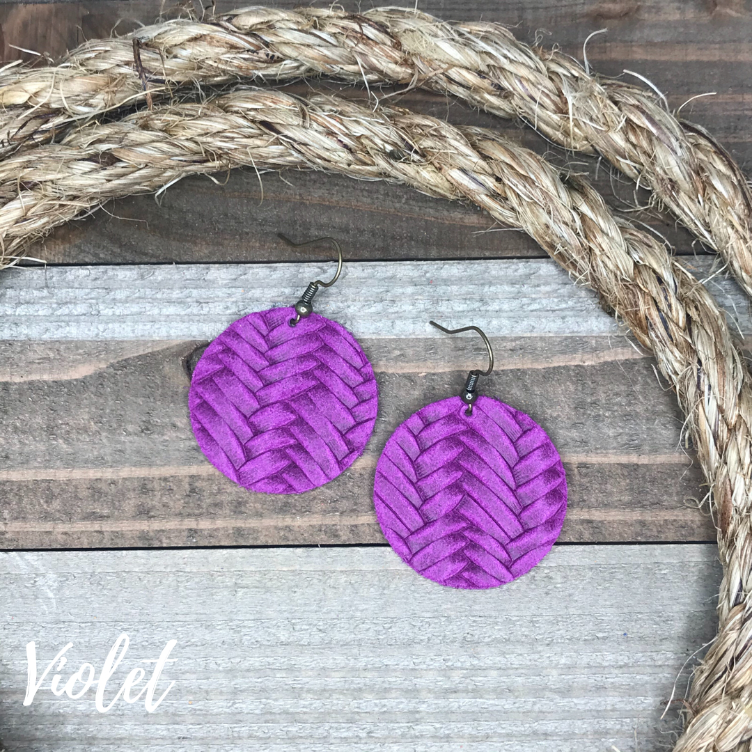 Senzill Leather Earrings