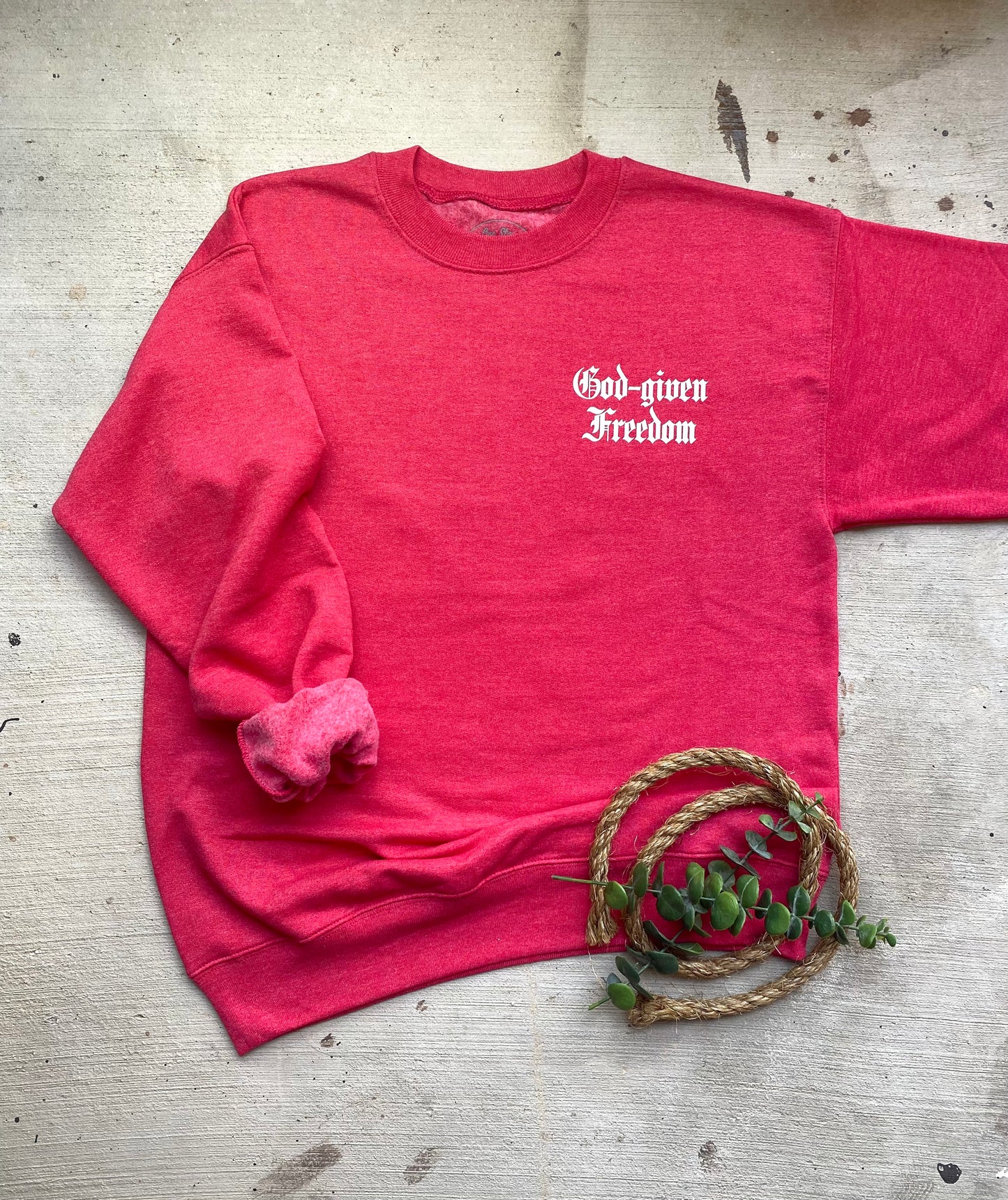 God-given Freedom Crewneck Sweatshirt