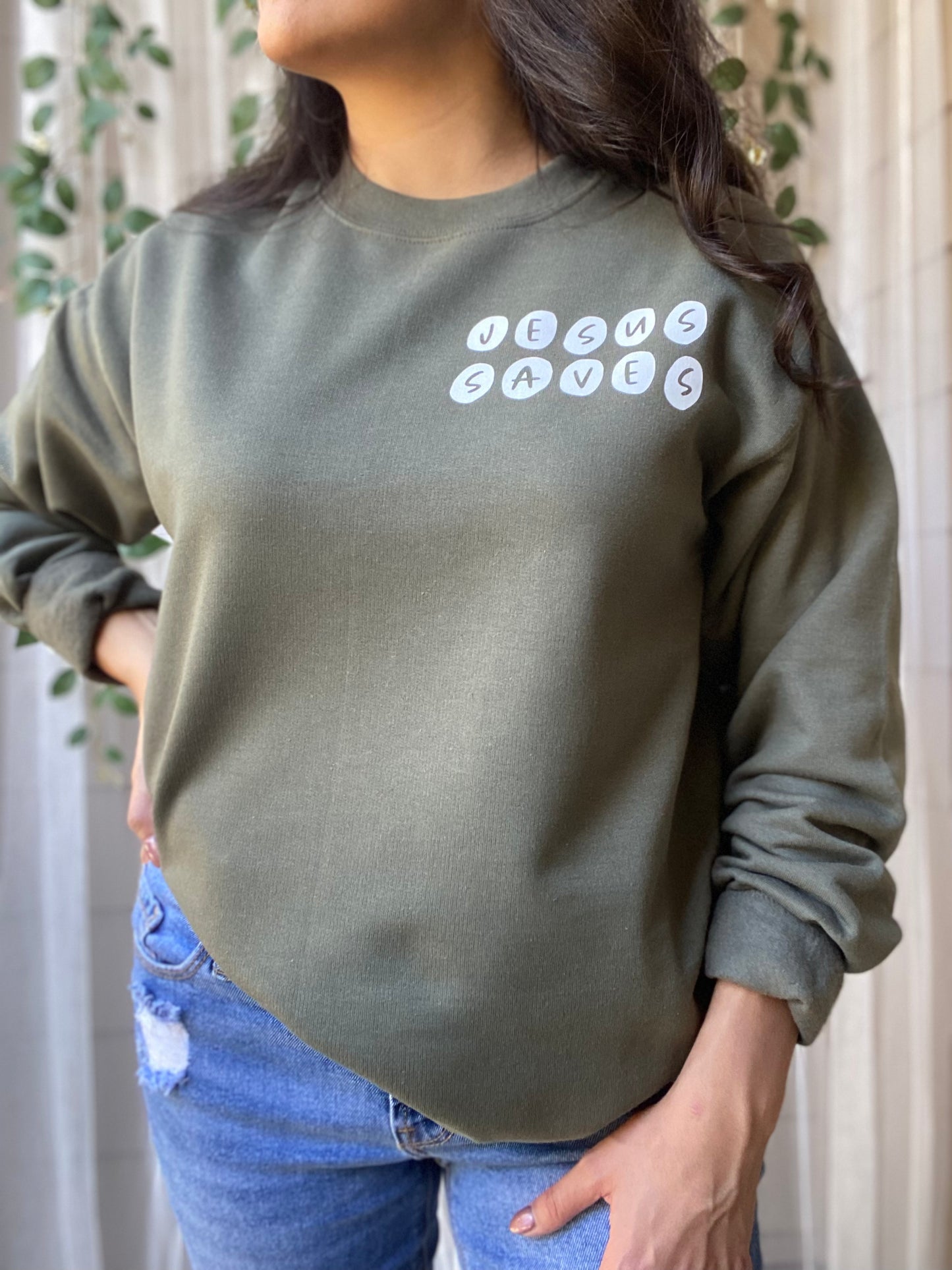 Jesus Saves Sweatshirt