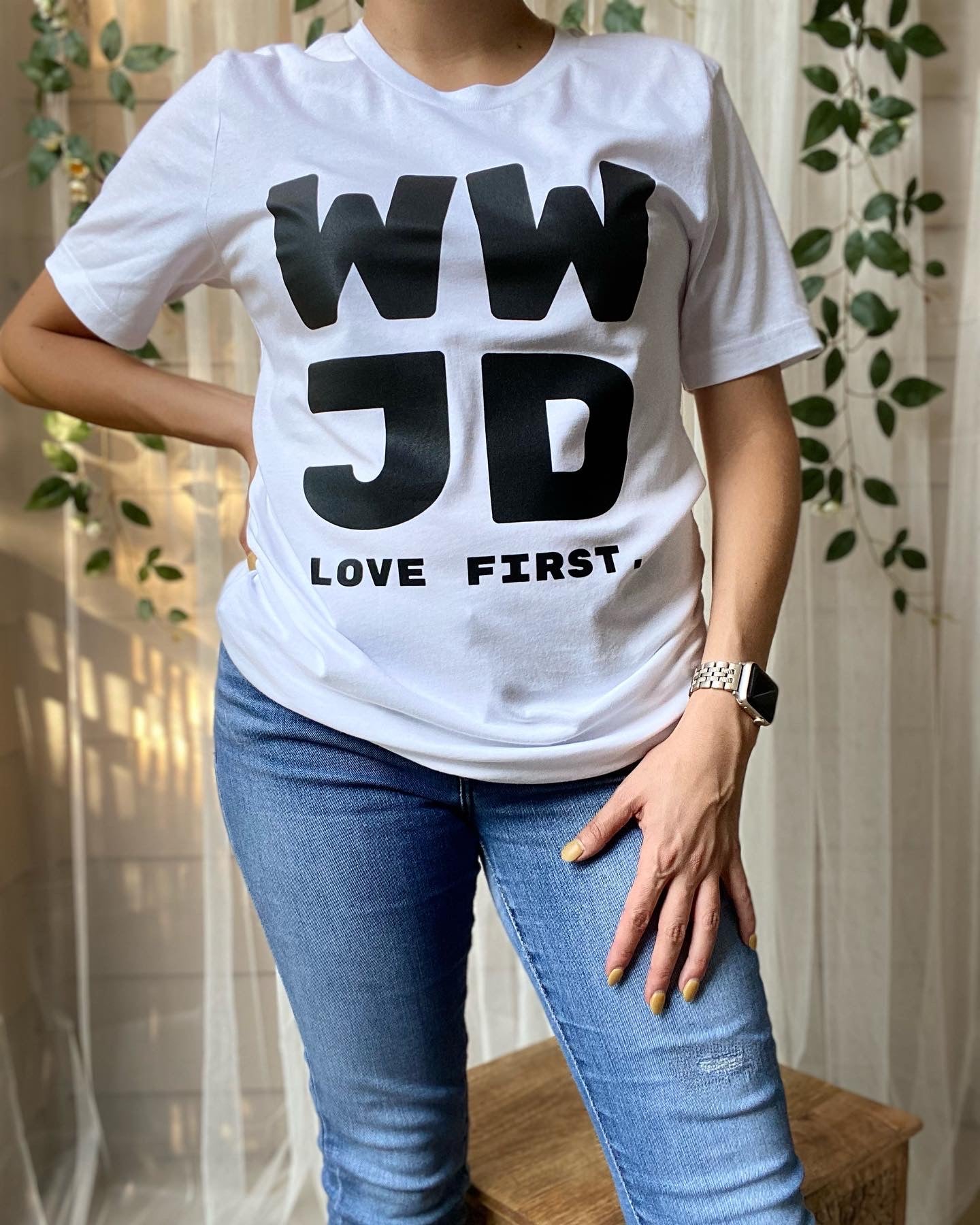 WWJD Love First Tee