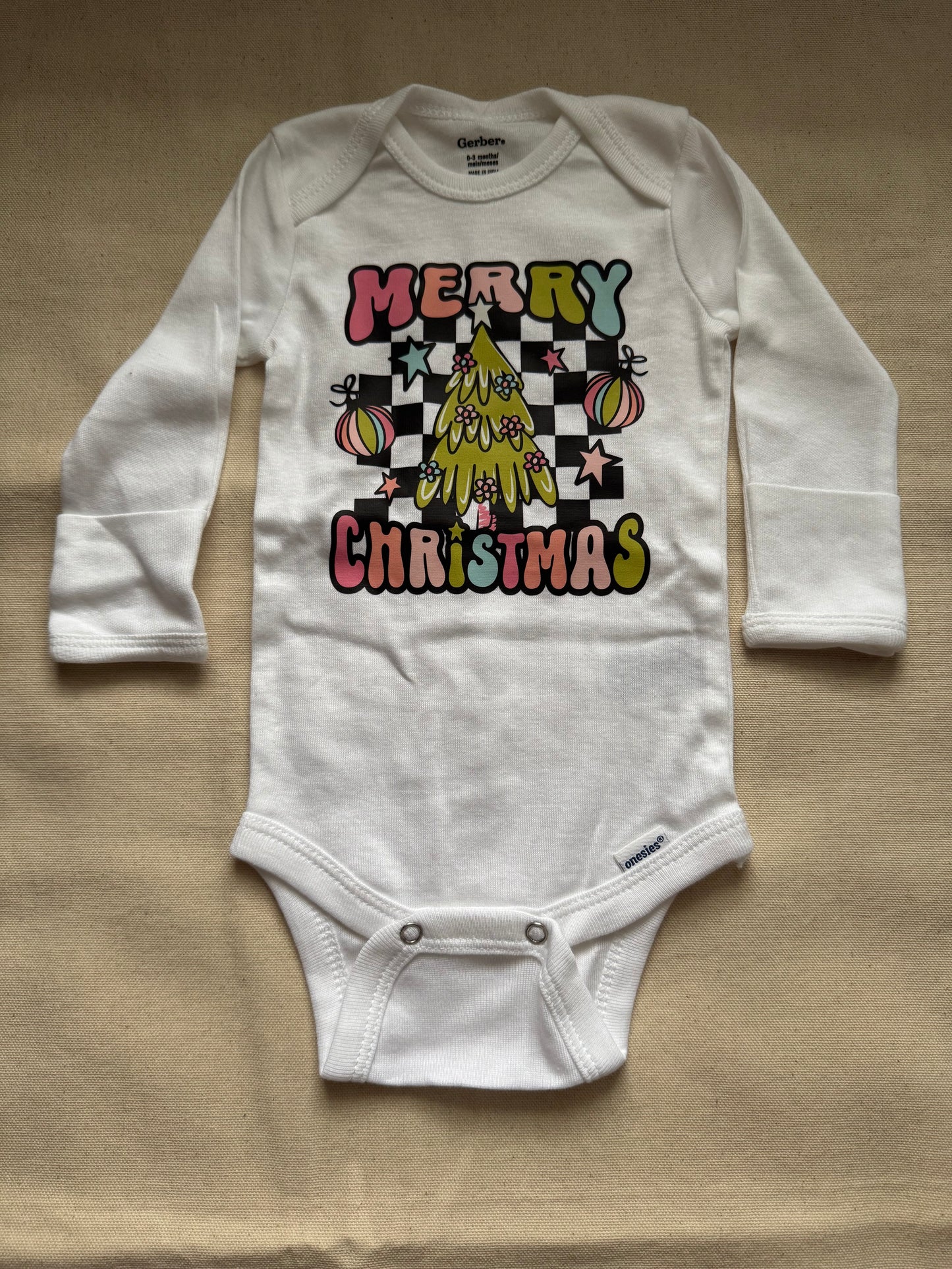 Retro Christmas Onesie