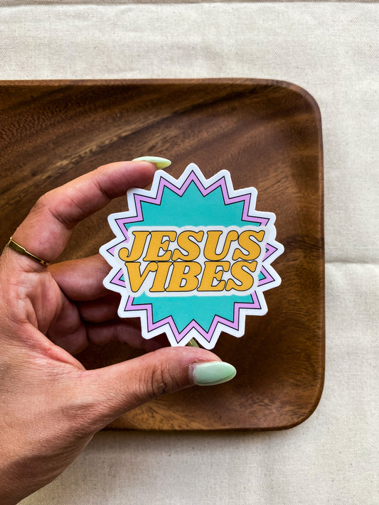 Jesus Vibes Pow Sticker
