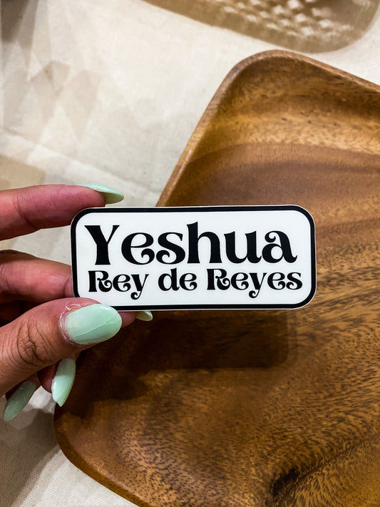 Yeshua Rey de Reyes Sticker
