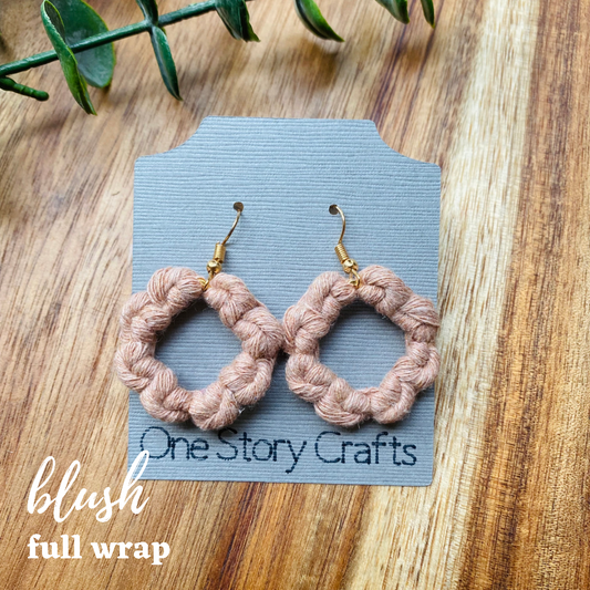 Flor Macrame Earrings