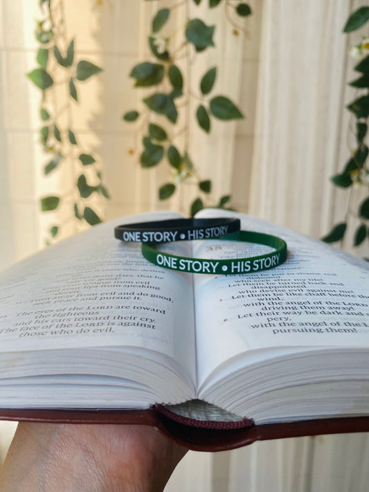 ONE STORY • HIS STORY  Wristbands
