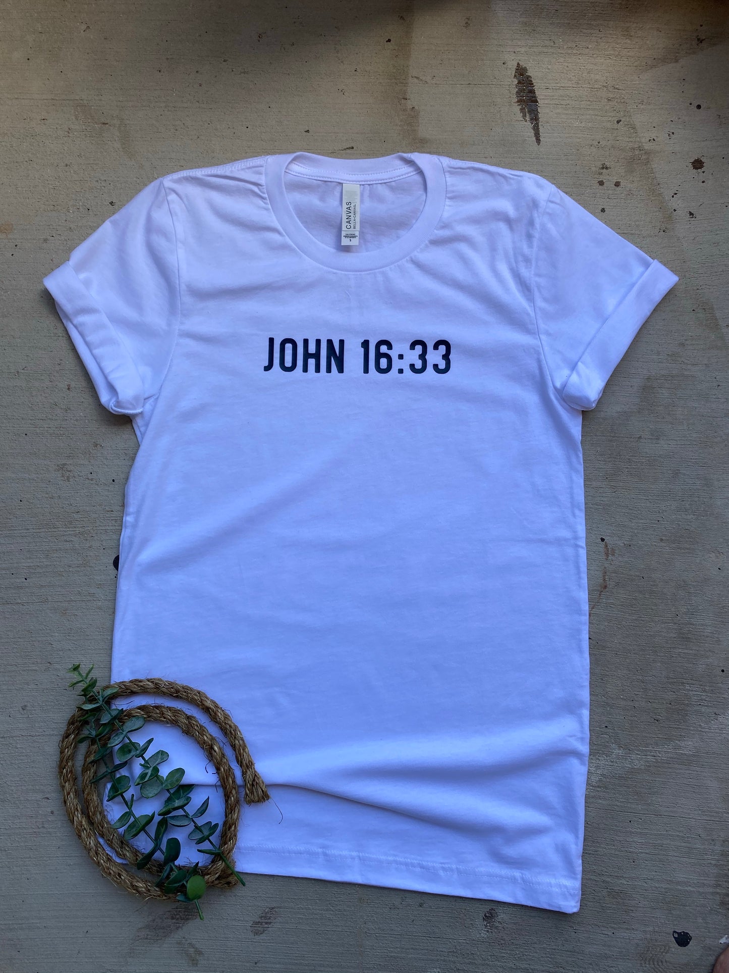 CLEARANCE John 16:33 Tee FINAL SALE